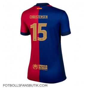 Barcelona Andreas Christensen #15 Replika Hemmatröja Damer 2024-25 Kortärmad